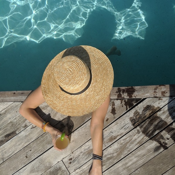 Lack of Color sun hat with bow detail - Picture 2 of 4